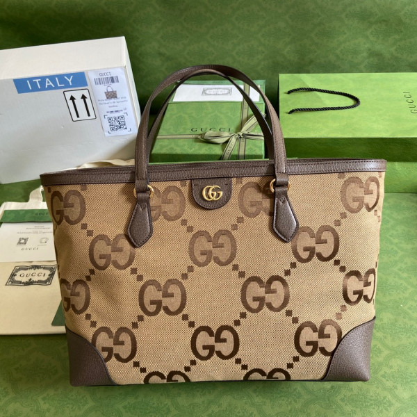 G*u*i ophidia gg medium tote with jumbo gg