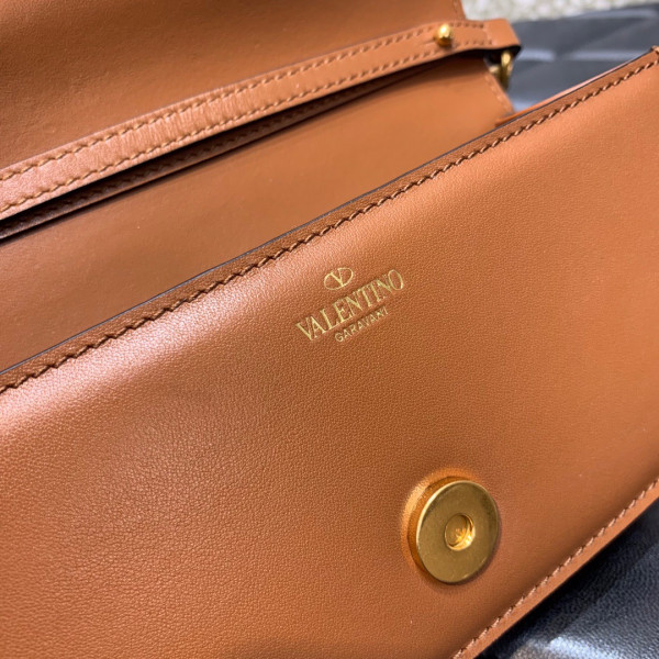 VALENTINO LOCÒ SMALL SHOULDER BAG IN CALFSKIN