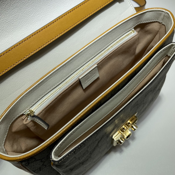 G*u*i padlock small shoulder bag