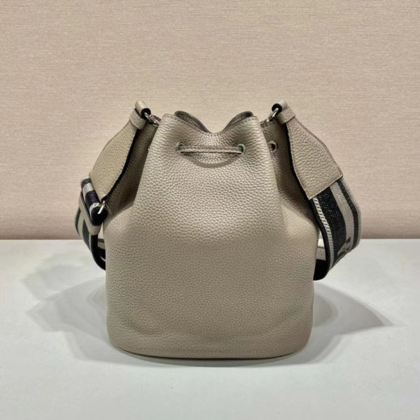 Pra*a  leather bucket bag
