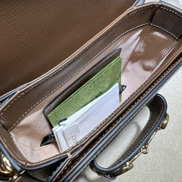 G*u*i horsebit 1955 mini rounded bag