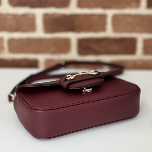 G*u*i horsebit 1955 soft small top handle bag-22.6*12.7*5.6cm