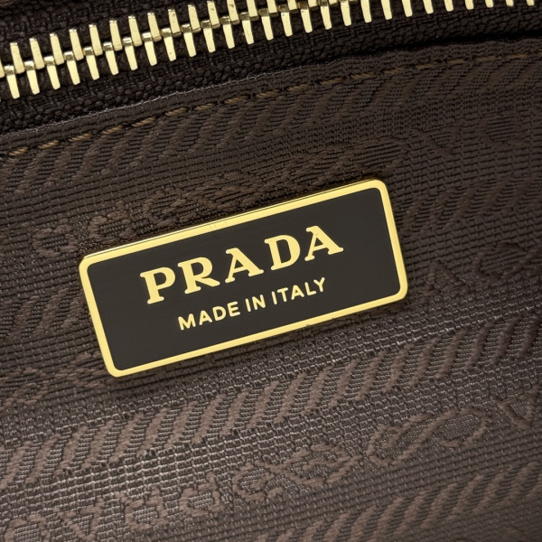 Pra*a mariner small suede bucket bag
