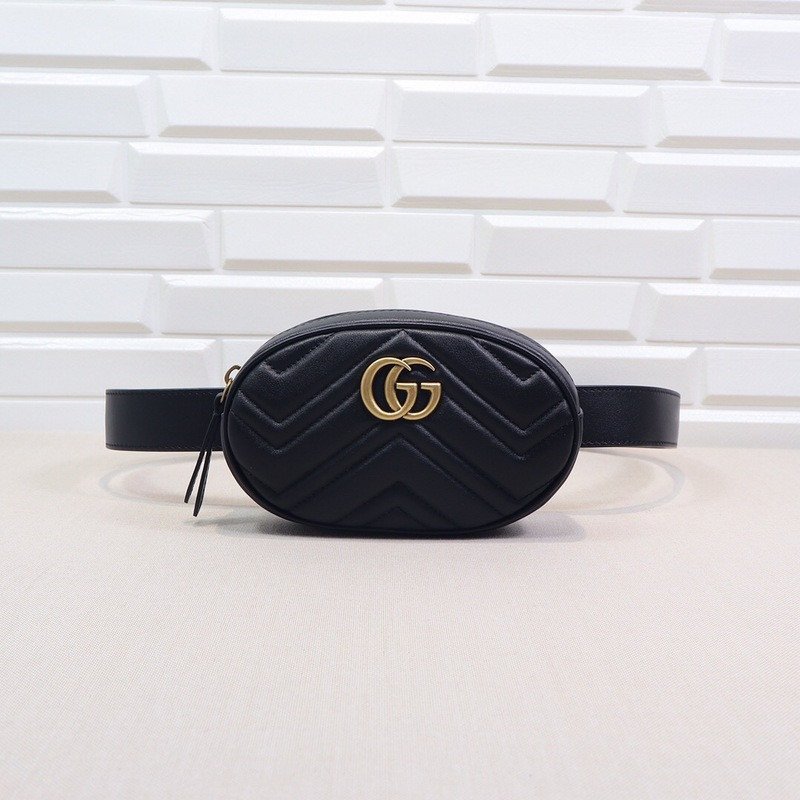 G*u*i gg marmont matelassé leather belt bag